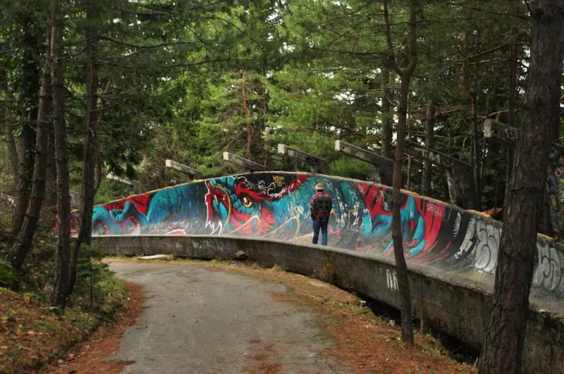 Old bobsled track, Sarajevo