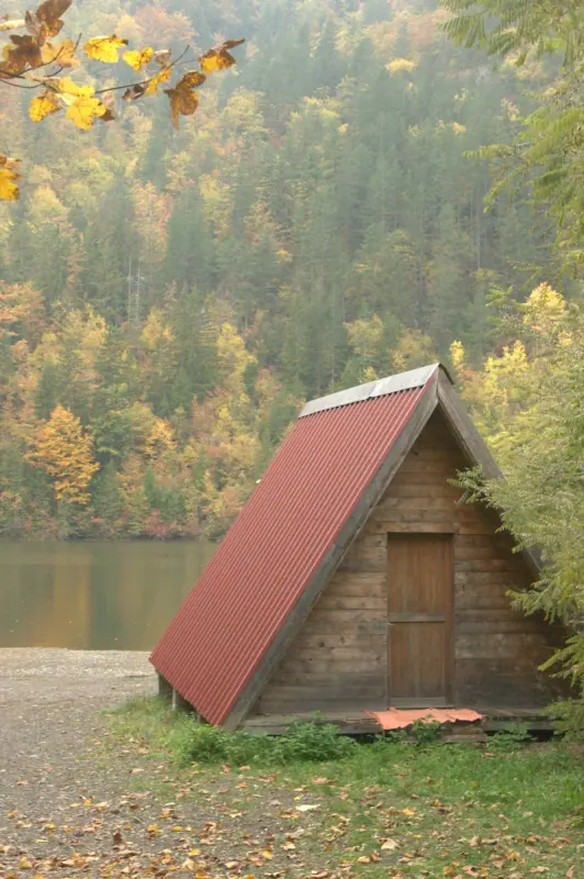 Cabin on Tara mountain, Serbia